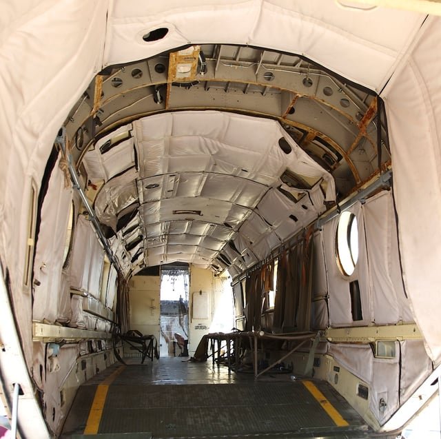 Load deck of a Super Frelon